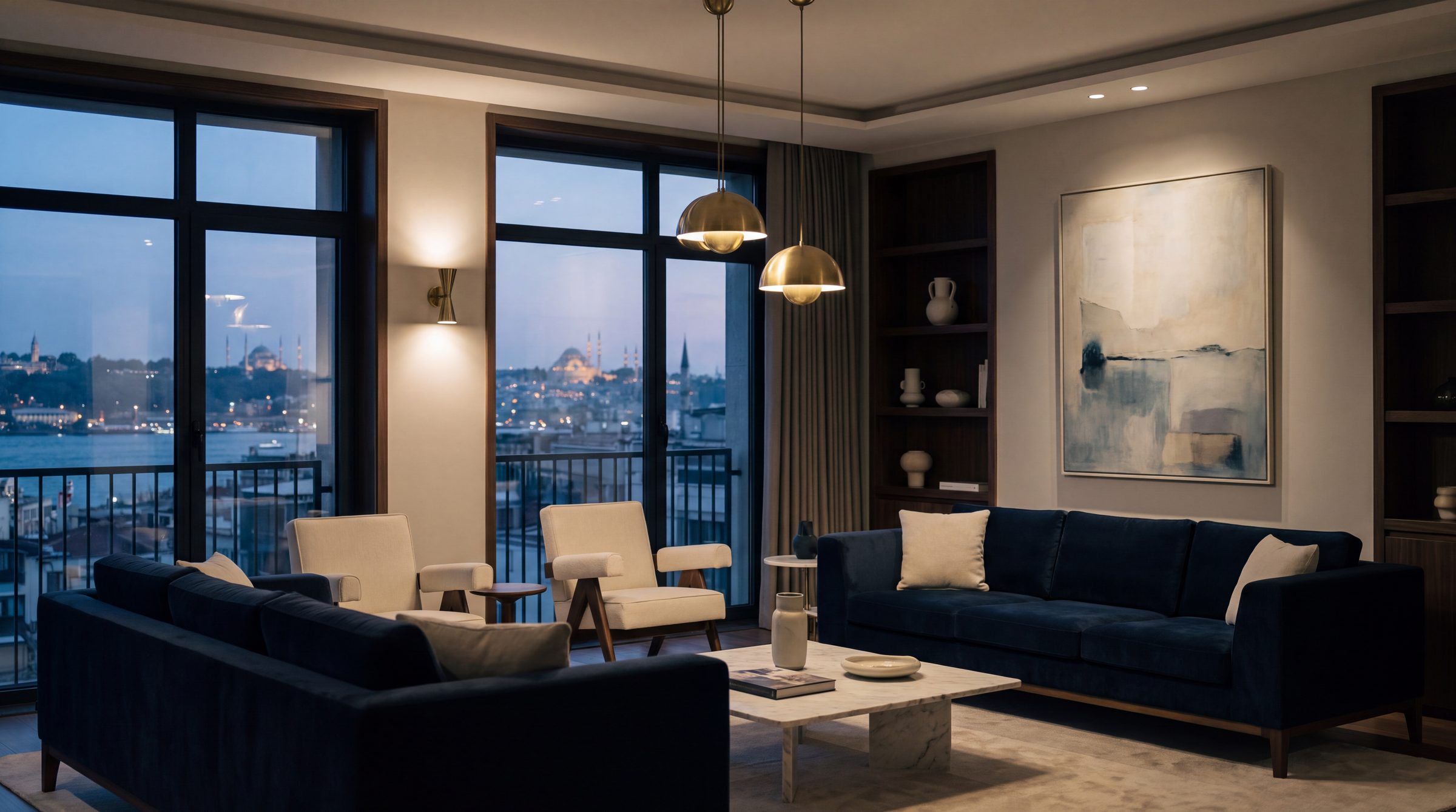 İstanbul manzaralı modern yaşam alanı, Melly Real Estate